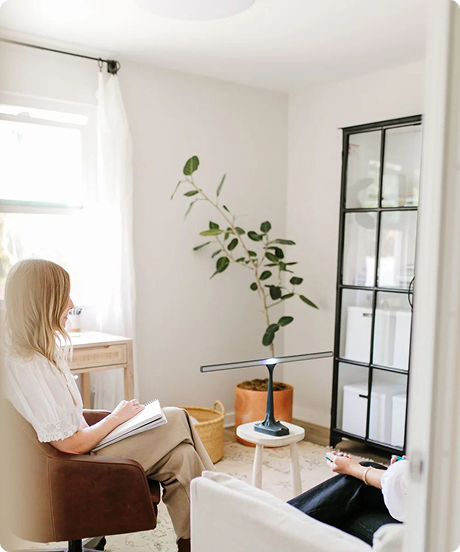therapist taking notes office 1